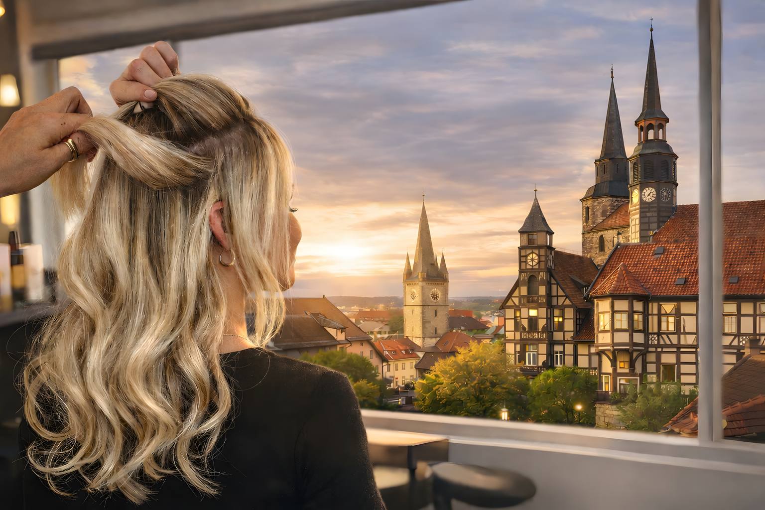 Laurea Extensions Haarverlängerung und Haarverdichtung im Salon in Duderstadt